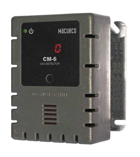 Gas Detector, CO, LED, 0 to 200 ppm