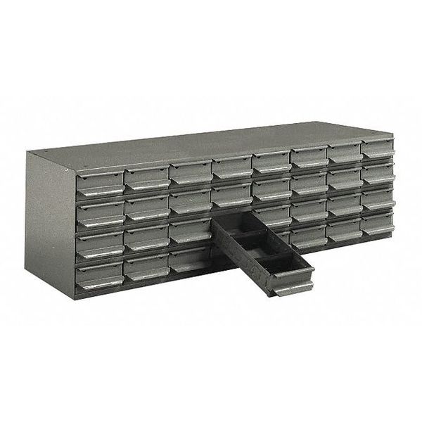 Compartment Organizer with 32 Drawers,  34-1/8 in W x 10-5/8 in H x