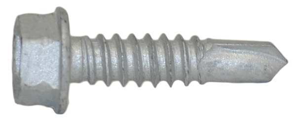Self-Drilling Screw,  1/4" x 1 in,  Climaseal Steel Hex Head External Hex Drive,  250 PK
