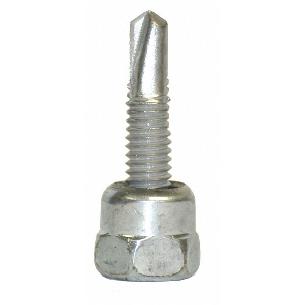 SAMMYS Vertical Rod Hanger,  Steel,  1/4"-14 Size,  1" L,  Steel Zinc-Climaseal,  25 PK