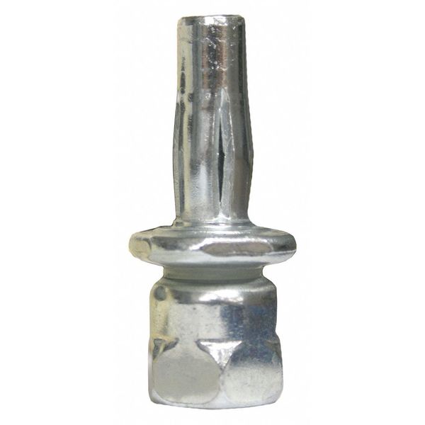 SAMMYS Vertical Rod Hanger,  Steel,  3/8" x 1" Size,  1" L,  Steel Zinc-Climaseal,  25 PK