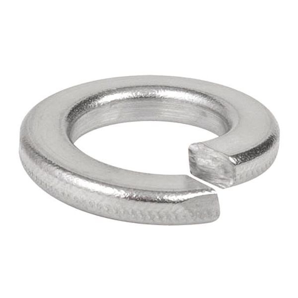 Split Lock Washer,  Fits Bolt Size 1/2 in 316 Stainless Steel,  Brite Finish