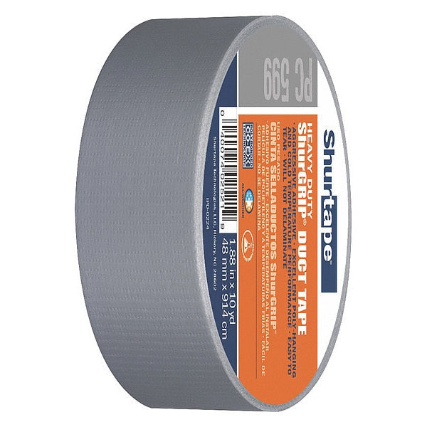 Duct Tape, 9 mil, Silver, PK24