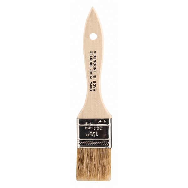 1-1/2" Chip Paint Brush,  China Hair Bristle,  Plastic Handle