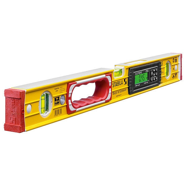 Electronic Level, 24 in.L, Yellow