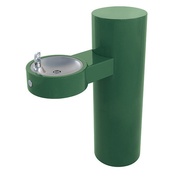 Drinking Fountain, Barrier-Free, Rnd, Pdstl