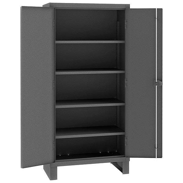 14 ga. ga. Steel Storage Cabinet,  48 in W,  78 in H,  Stationary