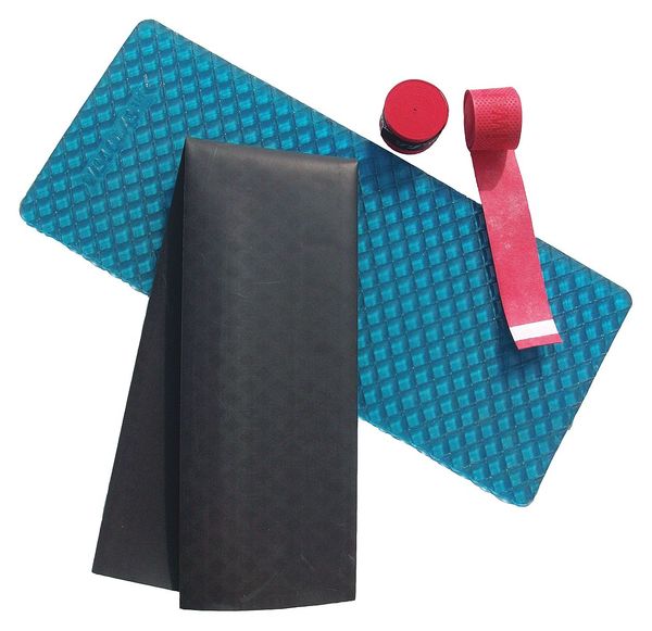 Orthex Grip Kit, 1/8InHx12InW, Blue/Black