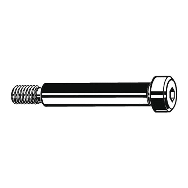 Precision Shoulder Screw,  1/4"-20 Thr Sz,  7/16 in Thr Lg,  5/8 in Shoulder Lg,  18-8 Stainless Steel