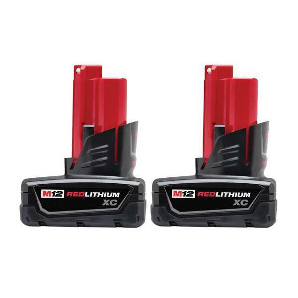 M12 12V REDLITHIUM Lithium-Ion XC Extended Capacity XC 3.0 Ah Battery 2-Pack