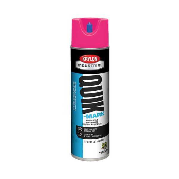 Inverted Marking Paint,  17 oz.,  Fluorescent Pink,  Water -Based