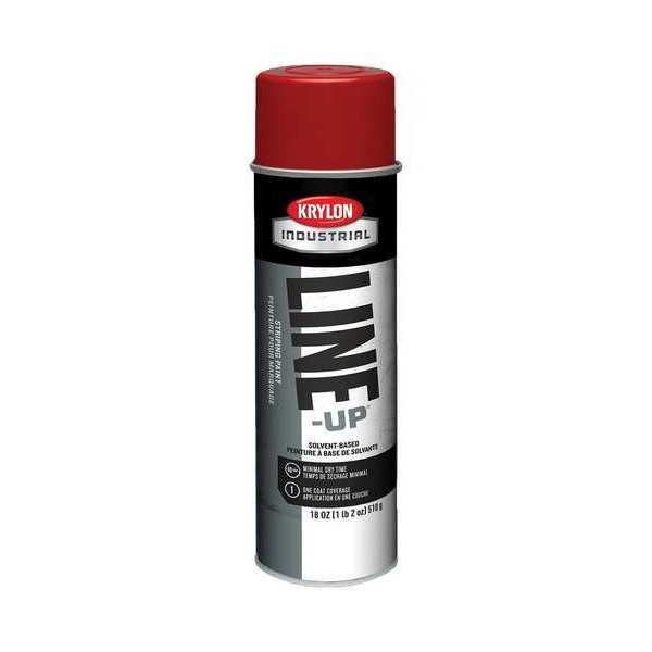Pavement Striping Paint,  18 oz.,  Firelane Red,  Solvent -Based
