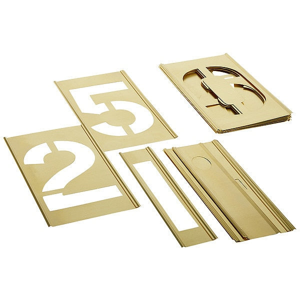 5 Inch 15 Piece Set Of Numbers Stencils