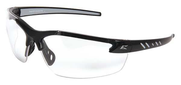 Safety Glasses,  Wraparound Clear Polycarbonate Lens,  Anti-Fog,  Scratch-Resistant