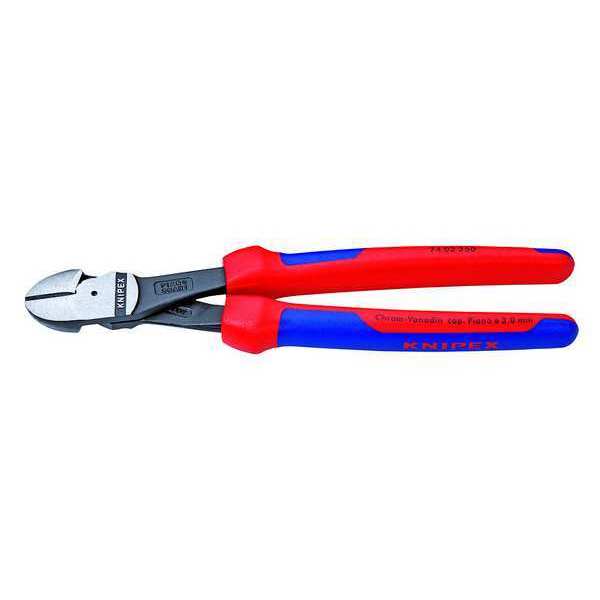 10 in 74 Diagonal Cutting Plier Standard Cut Oval Nose Uninsulated