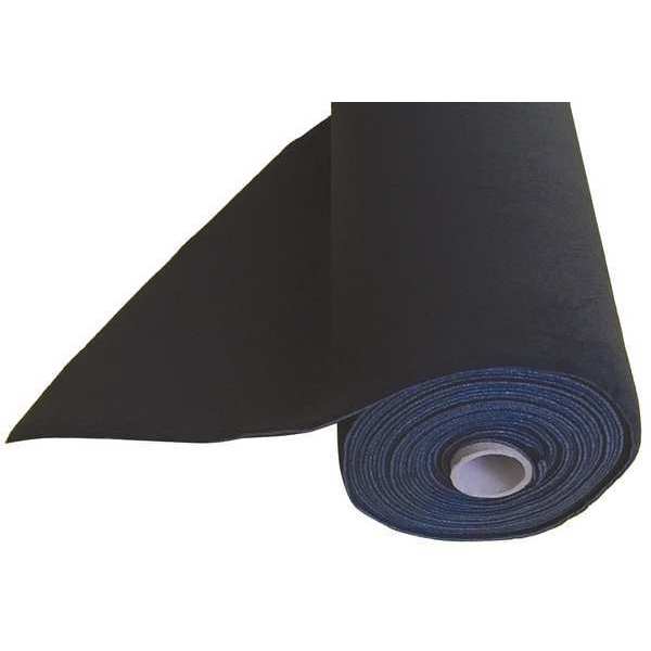 Reclosable Fastener,  No Adhesive,  120 ft,  5 ft Wd,  Black
