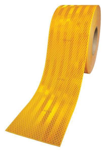 Reflective Tape, Yellow, 4 in. W