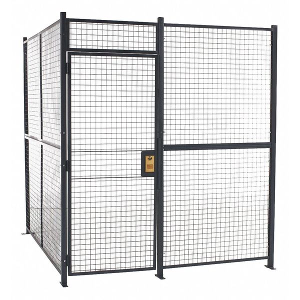 Woven Part Cage, 8 ft. 5-1/4inH, 2 Sided