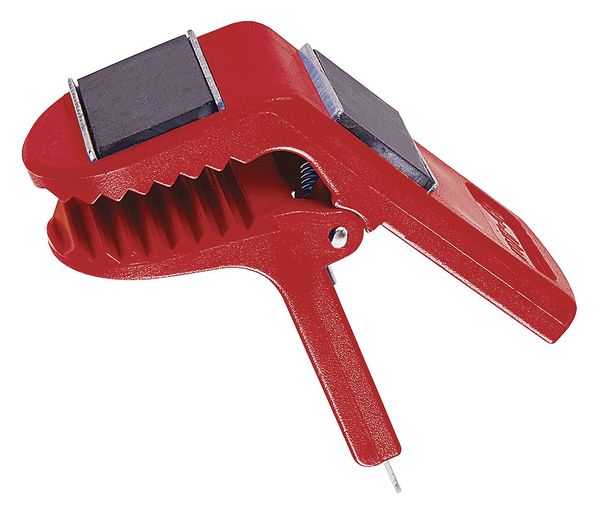 Paint Can Clip, Red, Plastic, 2in. L