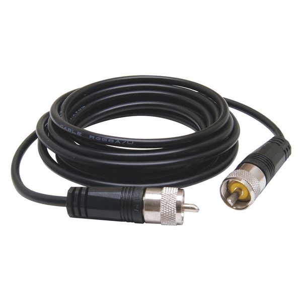 Coax Cable, PL-259 Connector, 12 ft.