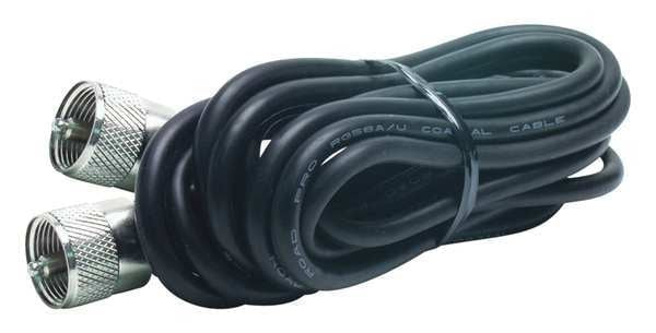 Coax Cable, PL-259 Connector, 18 ft.