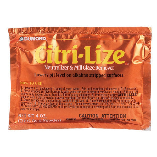 Citri-Lize Neutralizer and Mill Glaze Remover,  4 Ounce