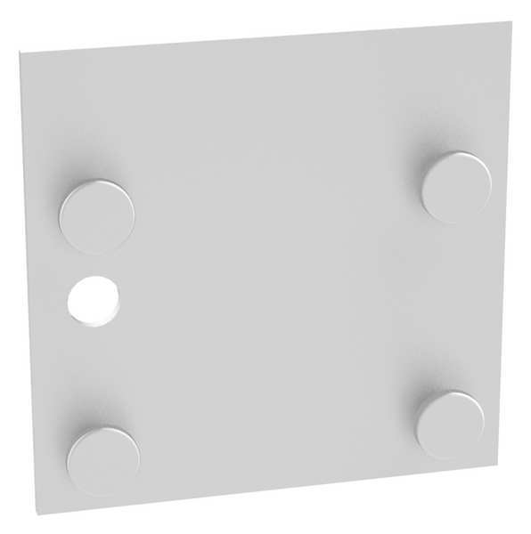 Tie Plate,  D x 3"W x 2-3/4"H,  Carbon Steel