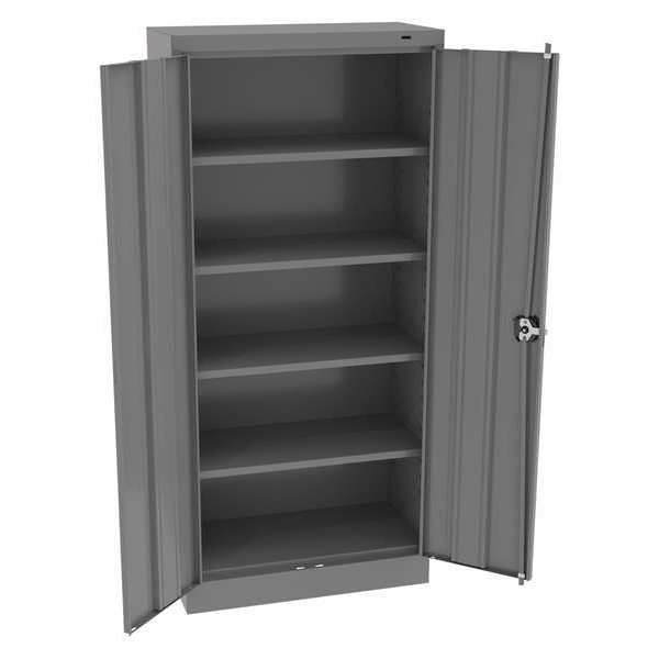 24 ga. Steel Storage Cabinet,  30 in W,  66 in H,  Stationary