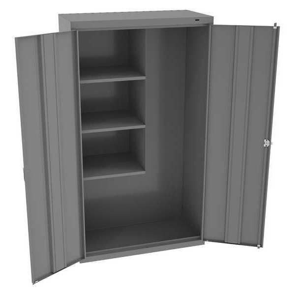 24 ga. Steel Storage Cabinet,  36 in W,  64 in H,  Stationary