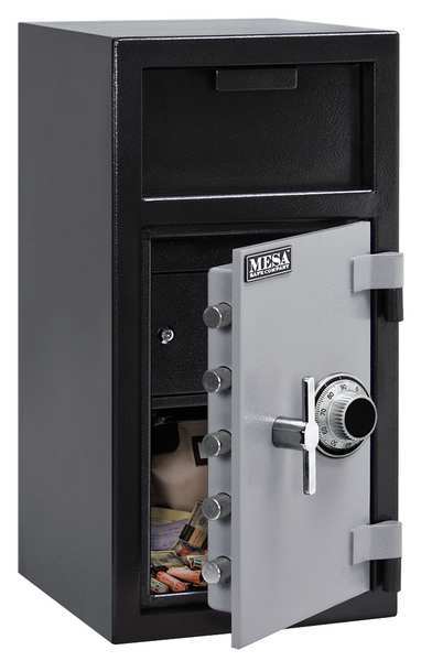 Depository Safe,  with Combination Dial 120 lb,  1.3 cu ft,  Steel