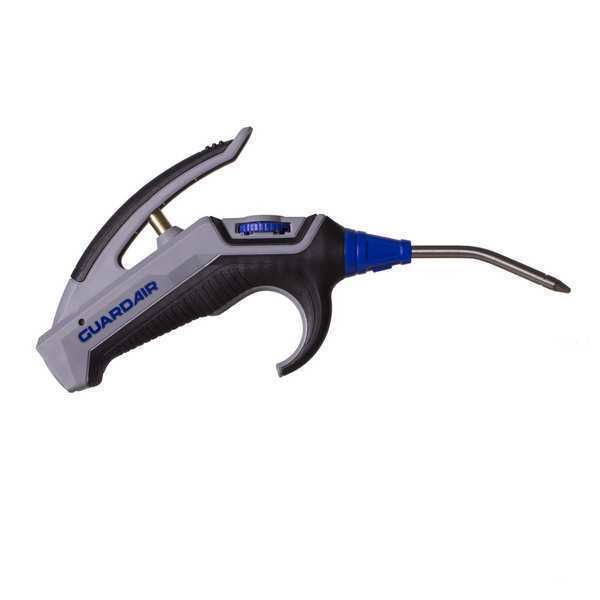 Air Gun, Ergonomic Grip, 4" Bent Extension