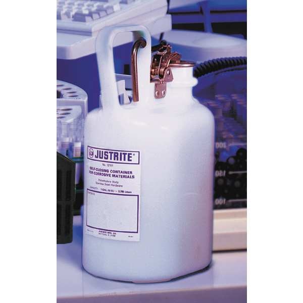 Disposal Can, 1 Gal., White, Polyethylene