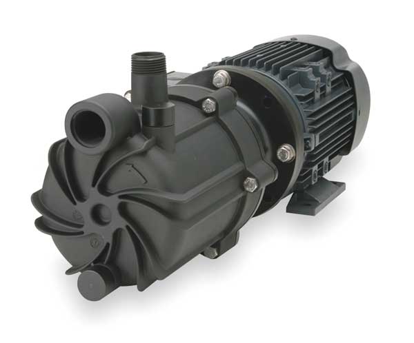 1 HP PVDF Magnetic Drive Pump 115/208-230V 1" FNPT