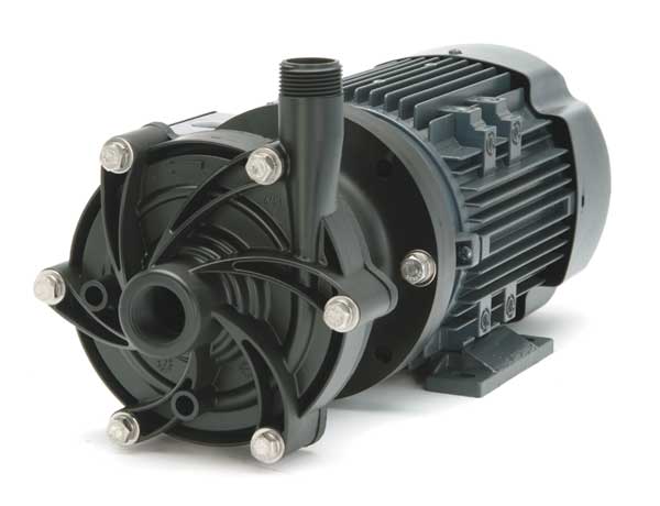 1/2 HP PVDF Magnetic Drive Pump 115/208-230V 1" FNPT