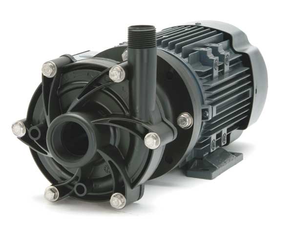 3/4 HP PVDF Magnetic Drive Pump 208-230/460V 1-1/2" FNPT