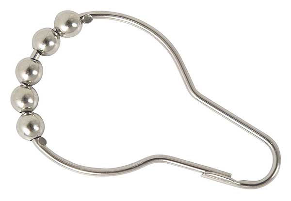 Shower Hooks with Roller Balls, PK13