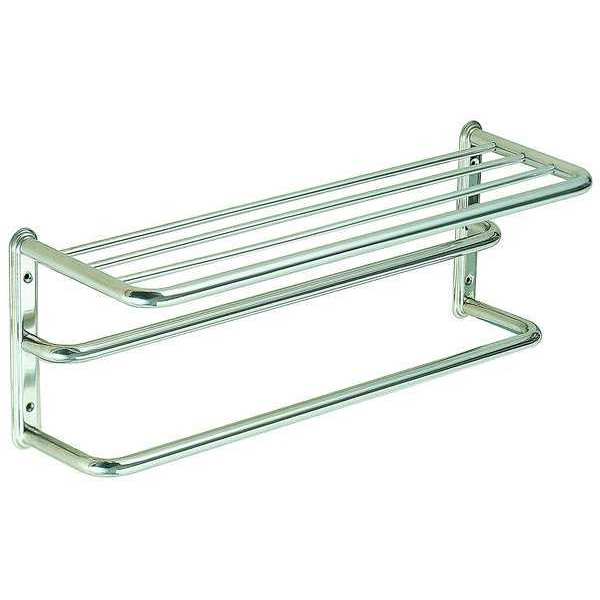 Towel Shelf, Bright, 9-1/4x24x9-7/16In