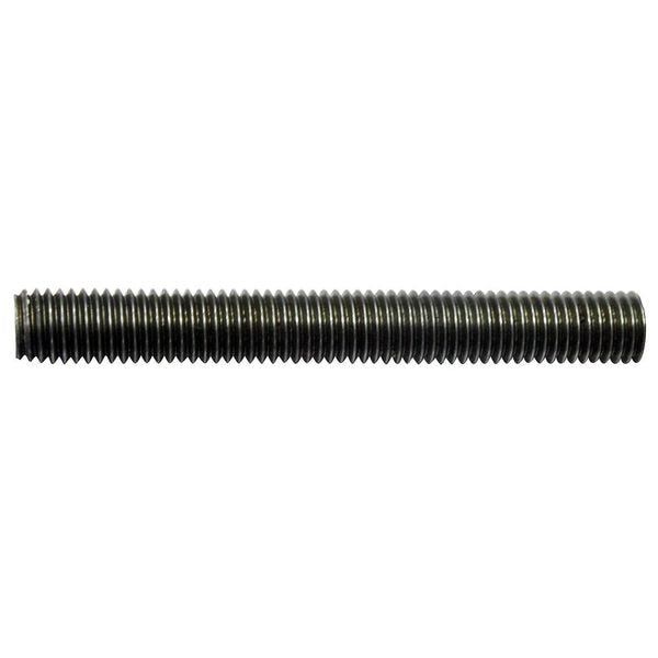 Fully Threaded Rod,  1"-14,  3 ft,  Steel,  Grade B7,  Black Oxide Finish