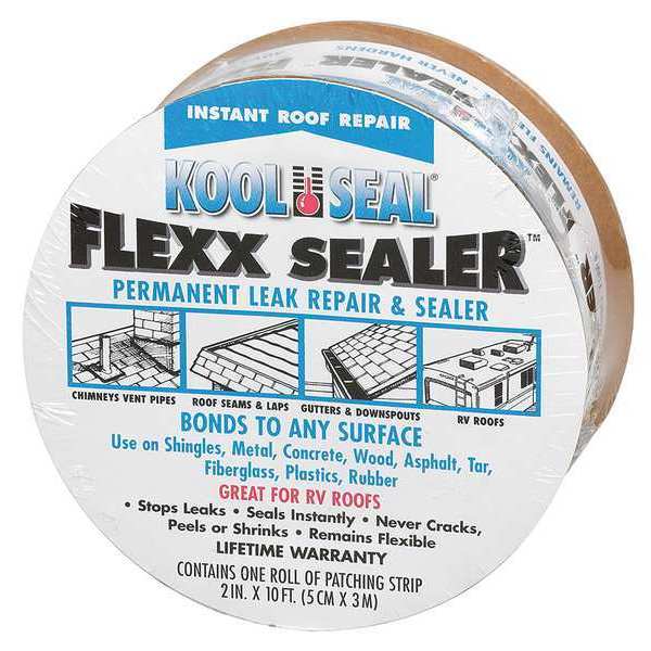 Leak Repair & Sealer Roll,  2 in x 10 ft,  Roll,  Gray