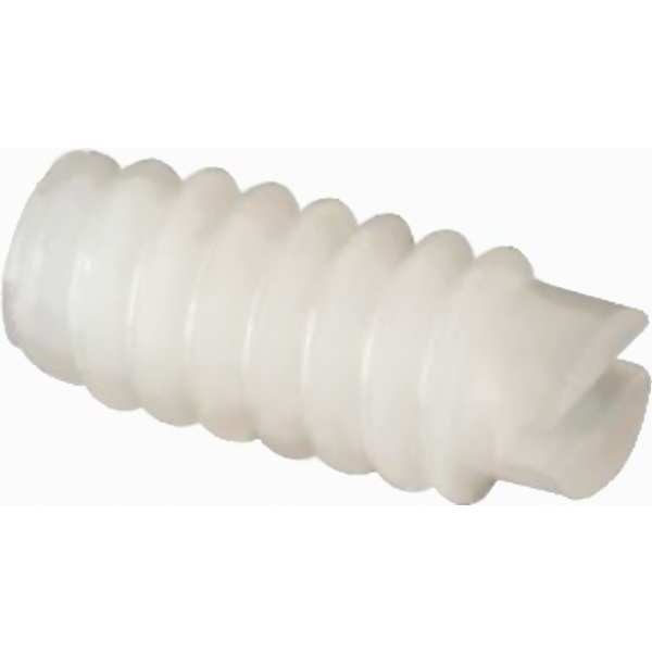 Socket Set Screw,  Hex Socket,  Nylon,  Natural,  #10-32,  25 PK