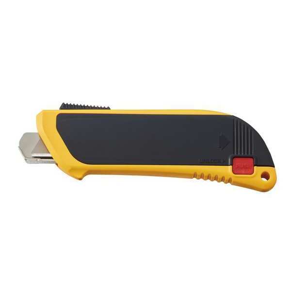 Safety Knife,  Self-Retracting,  Rounded Safety Blade,  5 1/2 in L.