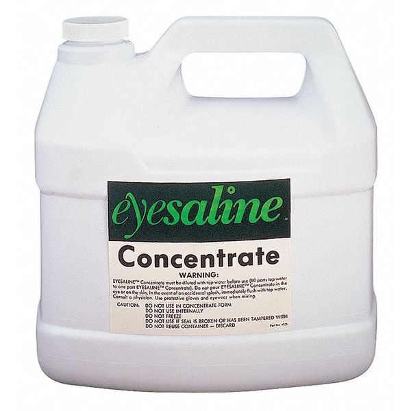Eyewash Saline Concentrate,  180 oz,  For Use With Fendall Pure Flow 1000/2000 Eyewash Stations