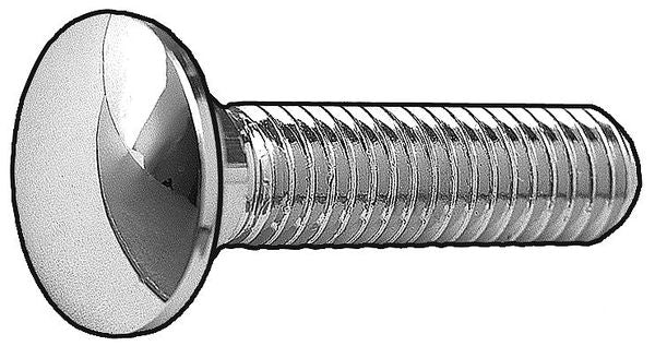 Bolt, Carriage, Chr, 5/16-18x3/4, PK5