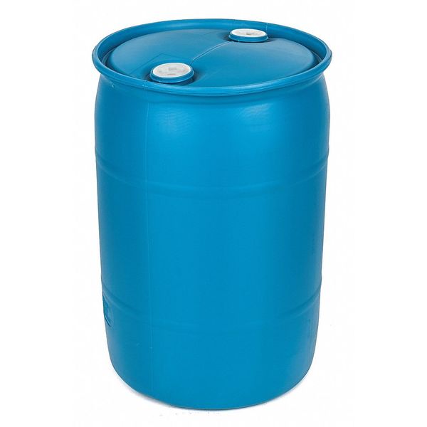 Closed Head Transport Drum,  Polyethylene,  30 gal,  Unlined,  Blue