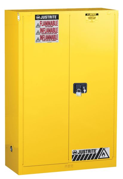 Sure-Grip EX Flammable Safety Cabinet,  45 Gal.,  Yellow