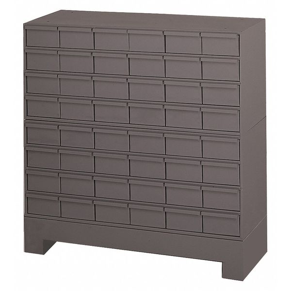 Drawer Bin Cabinet with 48 Drawers,  Prime Cold Rolled Steel,  34 in W x 33 3/4 in H x 12 1/4 in D