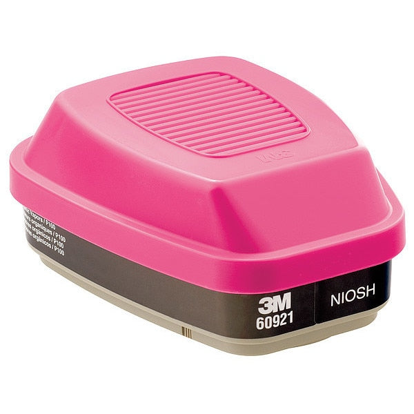 Combination Cartridge/Filter,  Organic Vapor (OV)/P100,  Bayonet,  NIOSH,  Black/Magenta,  2 Pack