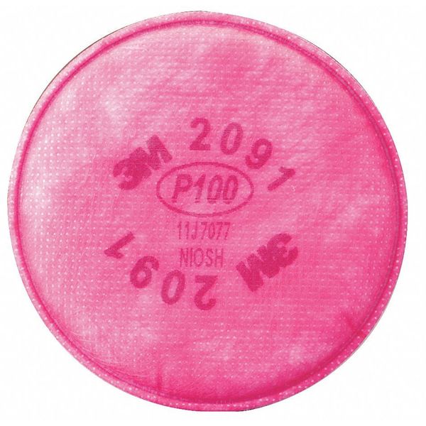Filter,  3M 5000/6000/7000/FF-400 Series,  P100,  Bayonet,  Magenta,  2 Pack