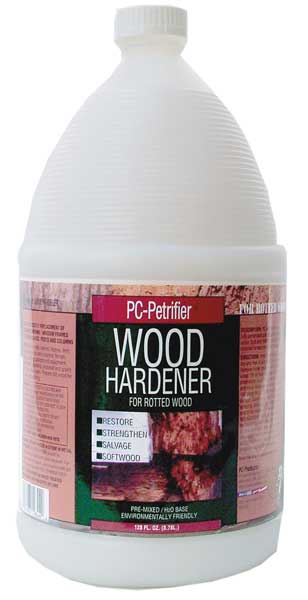 Wood Hardener,  1 gal,  Bottle,  Milky White
