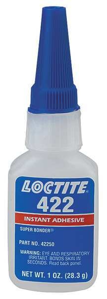 Instant Adhesive,  422 Series,  Clear,  1 oz,  Bottle